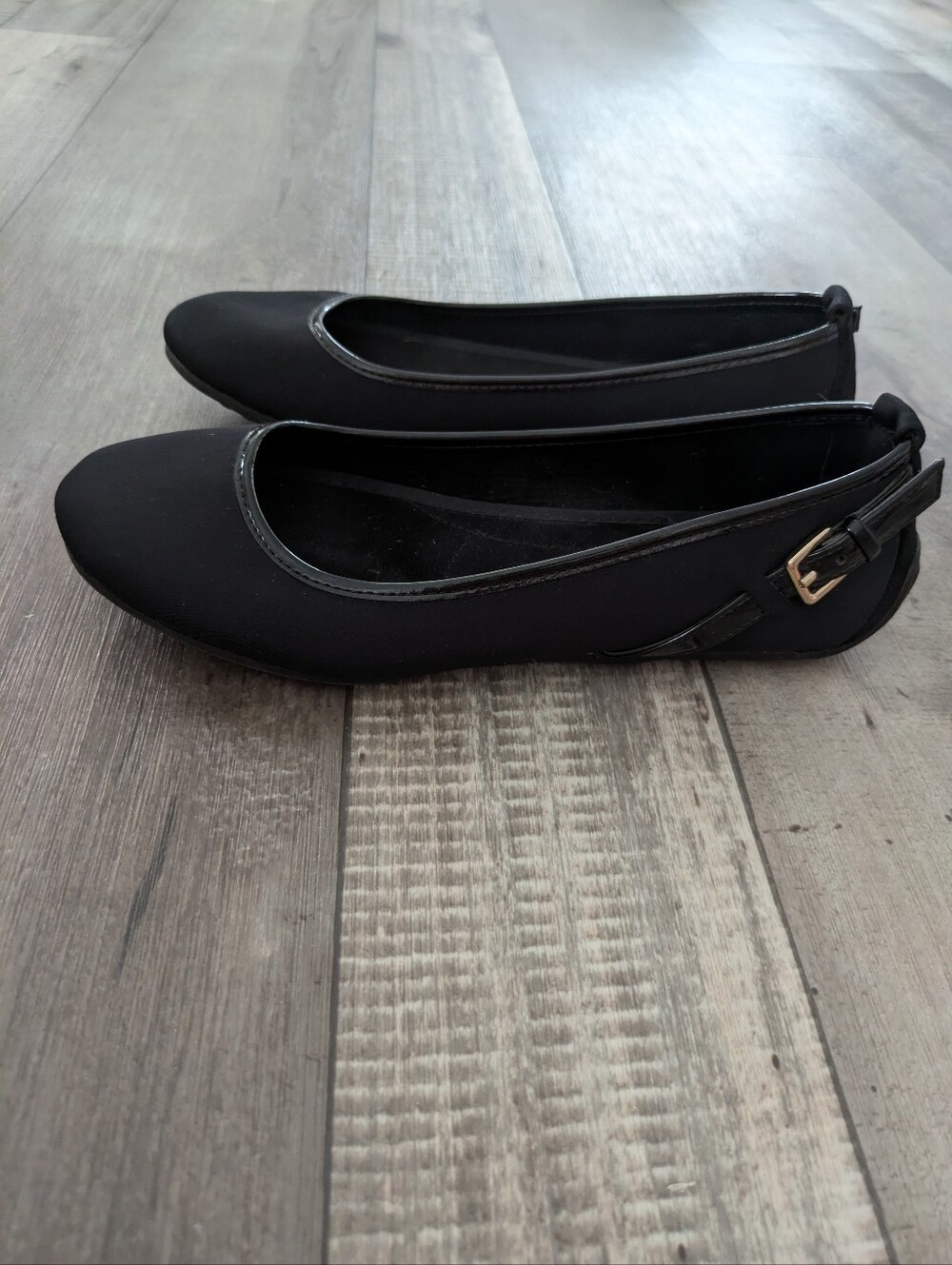 Bandolino Womens 7.5 Black Ballet Flats Shoes